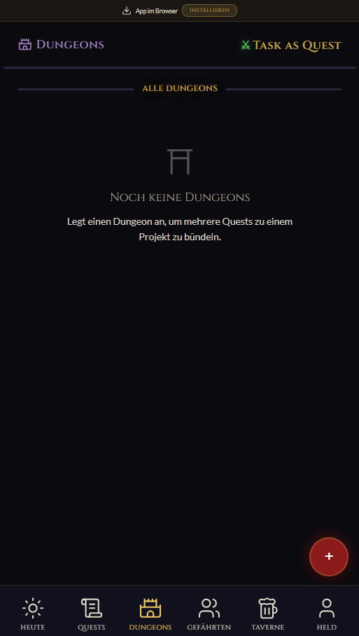 Dungeons / Projekte